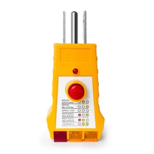 Y45A-Outlet Tester for Grounding Products, Outlet Tester with GFCI, Electrical Receptacle Tester, Plug Tester,USplug