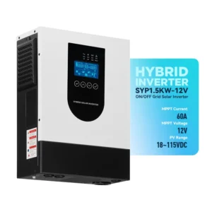1.5KW hybrid solar inverter 12v off-grid AC string inverter Automatic 60HZ single-phase solar inverter
