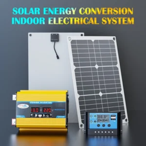 6000W Heavy-Duty Solar Generator - 110V/220V Power Inverter + 12V 100A MPPT Controller Complete Off-Grid Kit