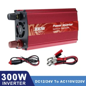 300W Off Grid Inverter To 100-240VAC Output, With USB Peak 600W Modified Sine Wave Solar Wind Power Inverter